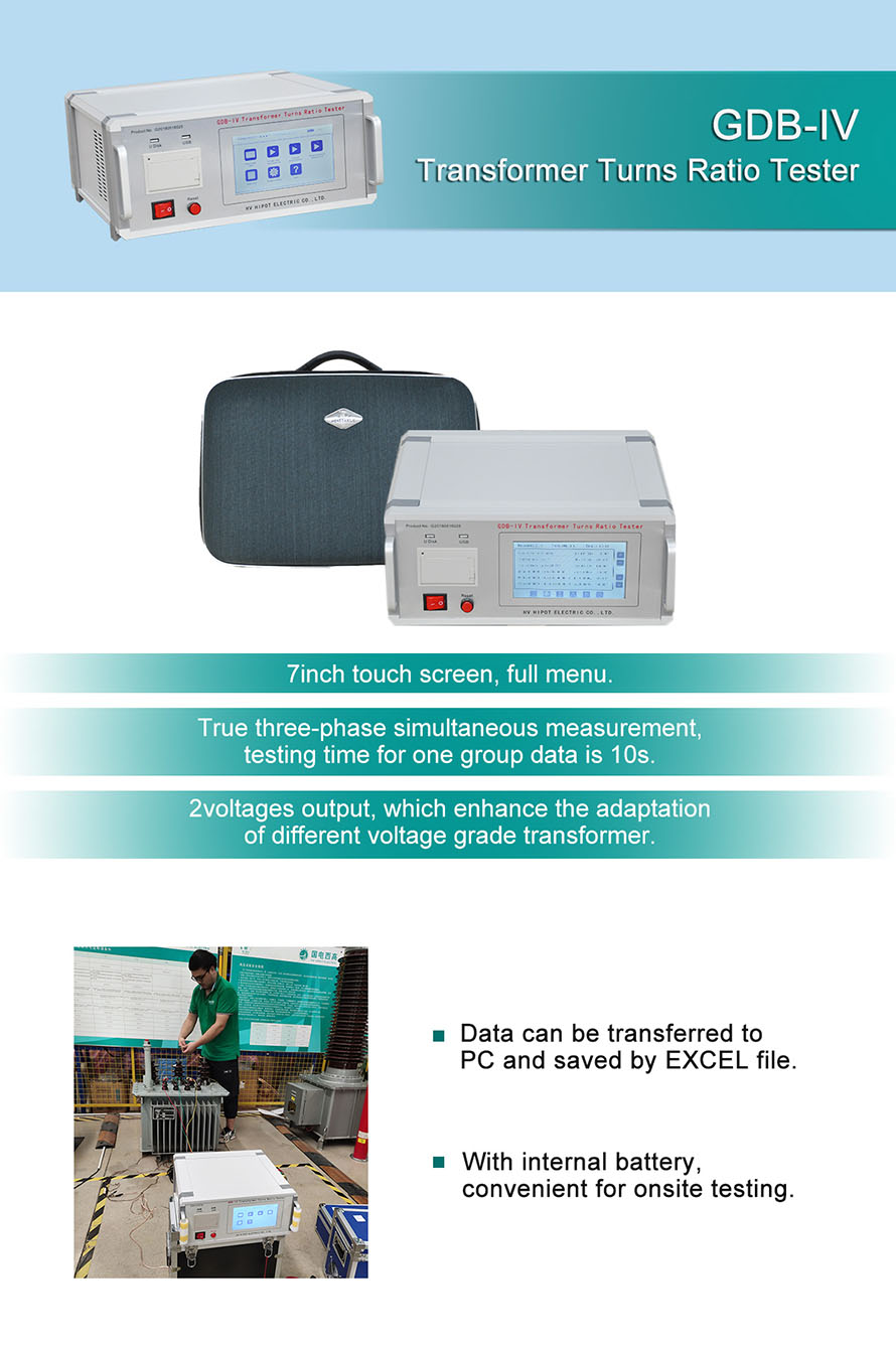 GDB-IV  Three Phase Transformer Turns Ratio Tester 6